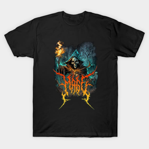 Mage Death Metal design T-Shirt by Tmontijo